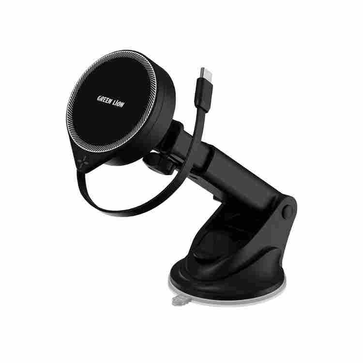 Green Lion GH-17 Magsafe Holder 15W - Black